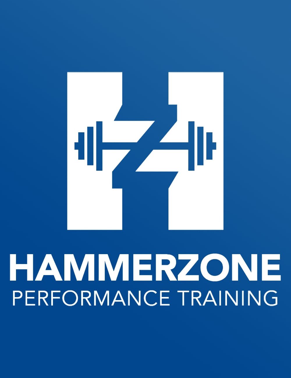 HammerZone Performance Training vertical logo