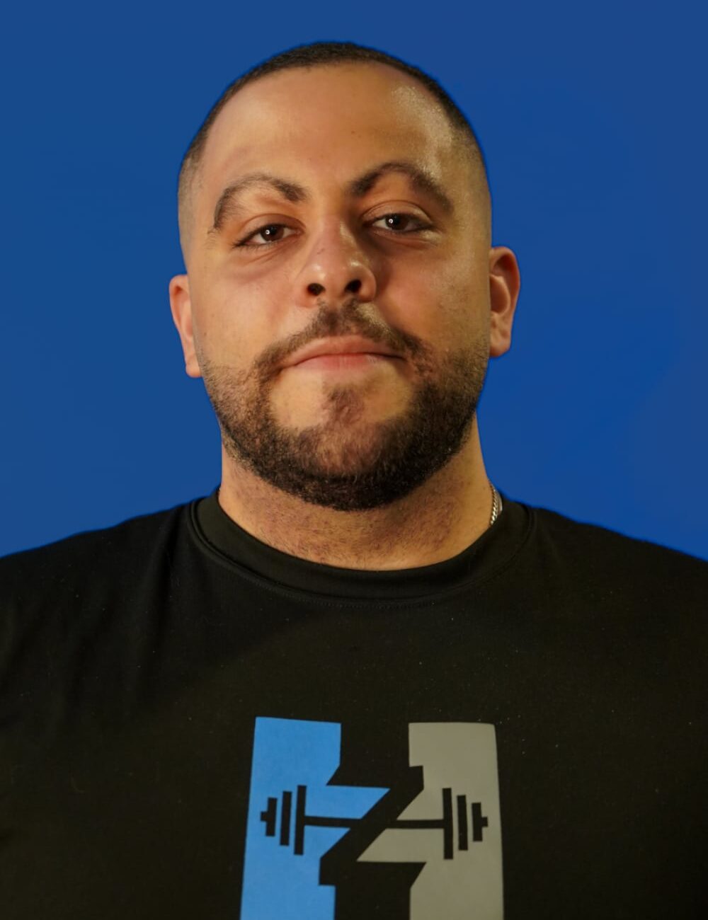 Khaled Abdelrahman headshot in HammerZone Performance Training apparel